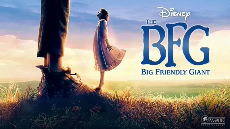 Title art for the Disney animated movie, The BFG.