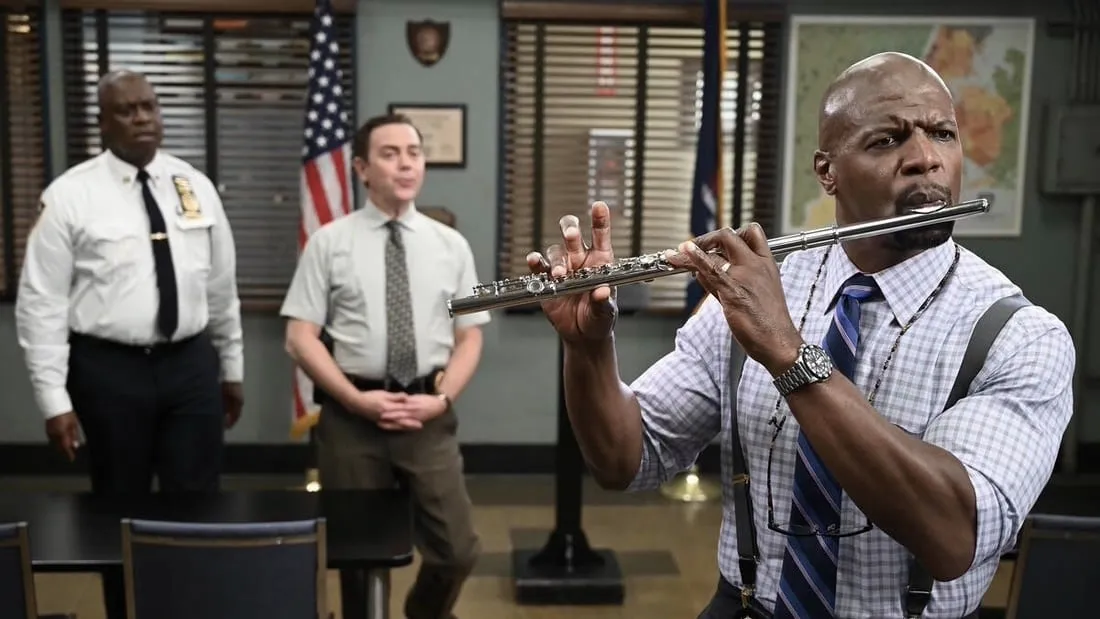 Lieutenant Terry Jeffords (Terry Crews) in the NBC sitcom Brooklyn Nine-Nine.