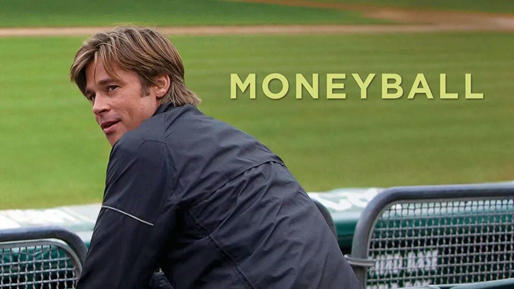 Title art from one of the greatest Brad Pitt movies, Moneyball.