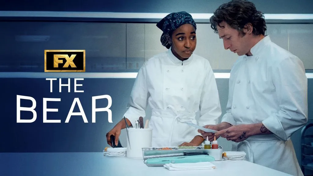 Title art for the FX and Hulu drama series, The Bear.