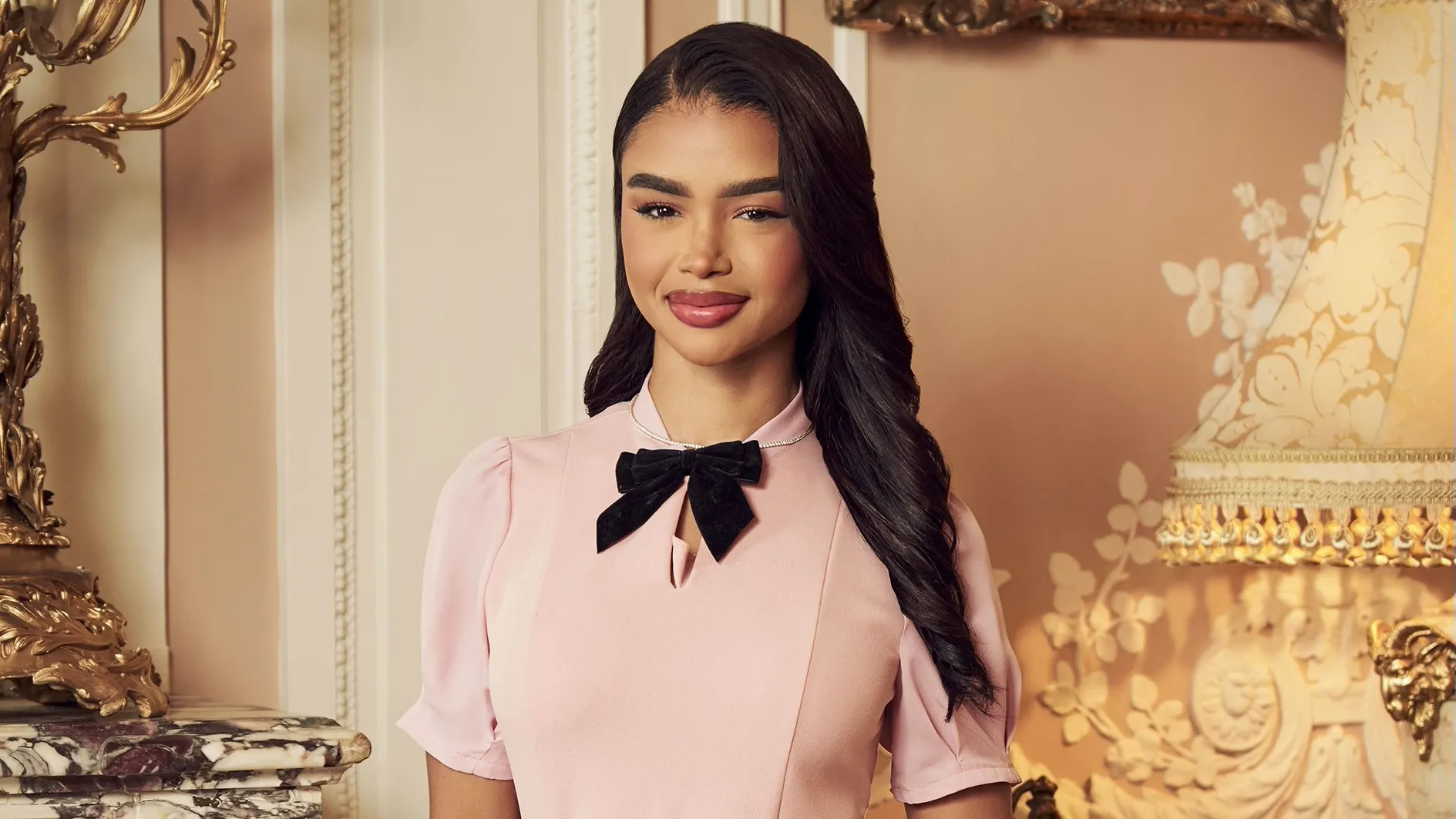 A headshot of server Sher for Season 3 of Vanderpump Villa.