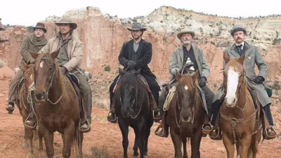A still image from the Western movie, 3:10 to Yuma.